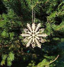Load image into Gallery viewer, SeaFlake Wooden Ornaments

